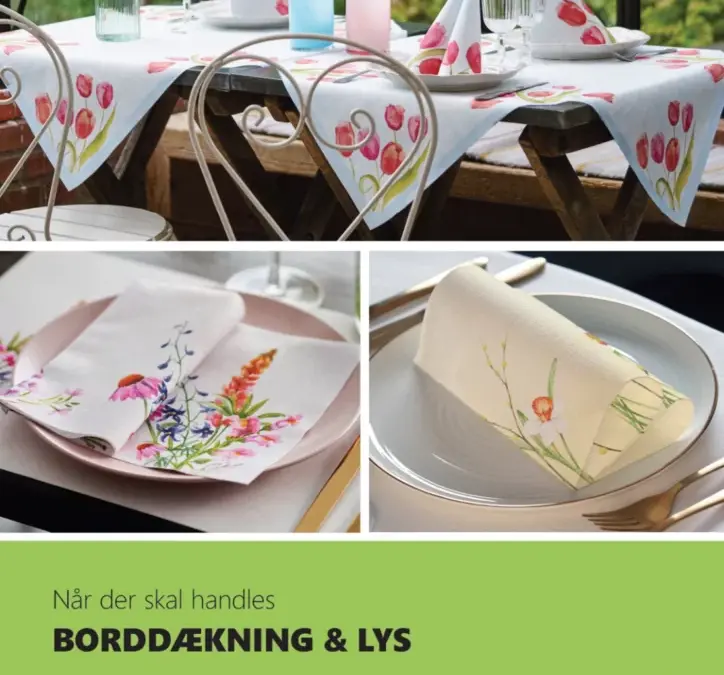Multiline borddækning forår/sommer 24